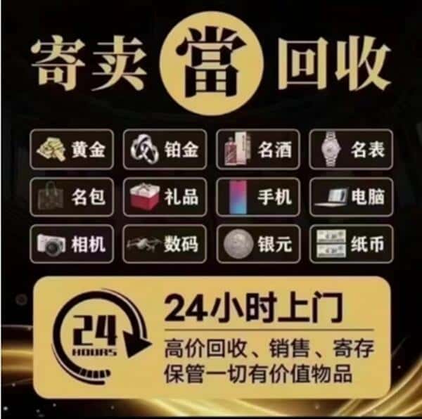 寒亭区回收奢侈品